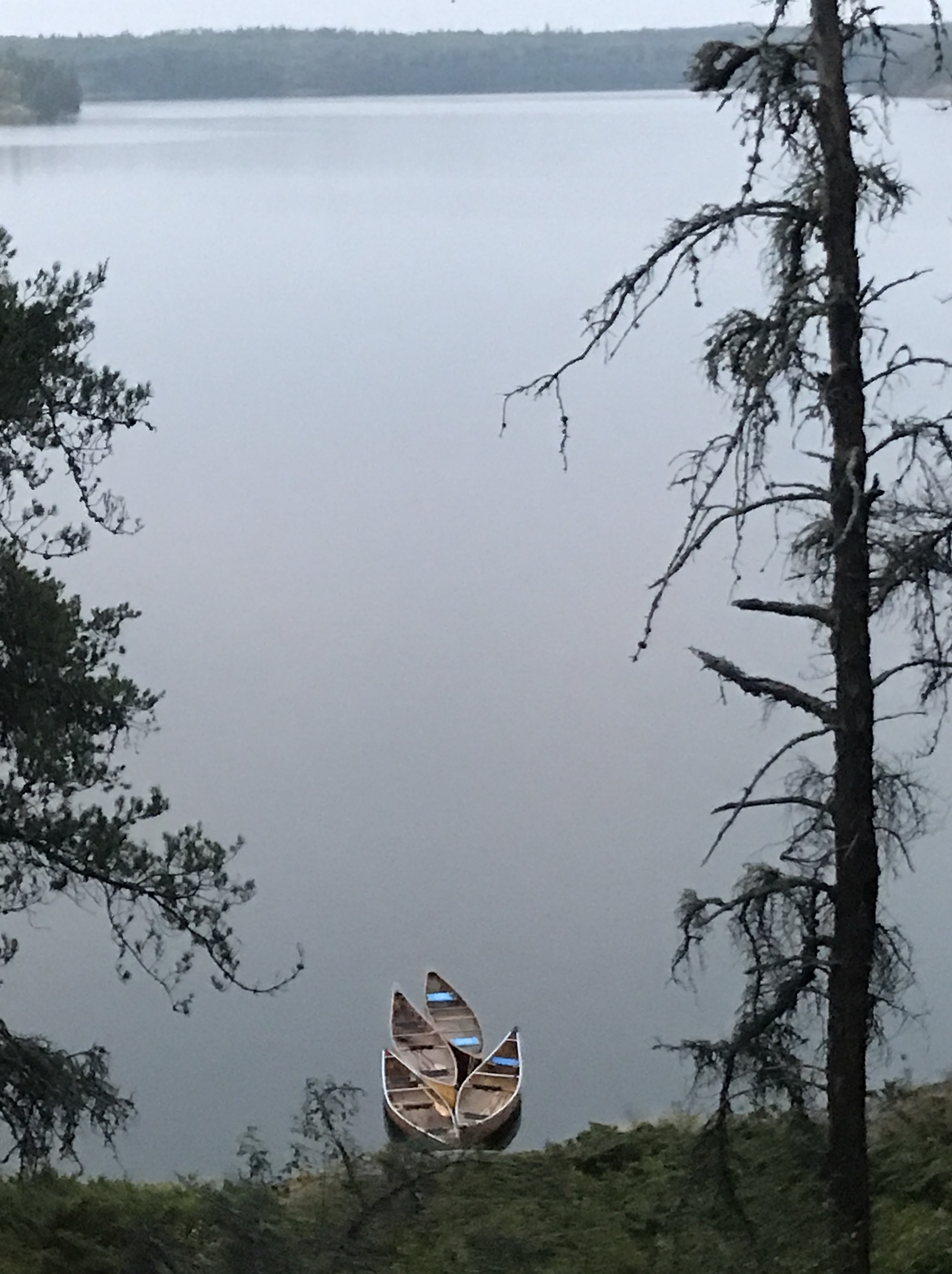 Canoes at Sunset Hill